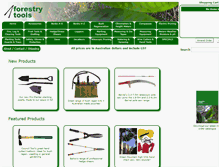 Tablet Screenshot of forestrytools.com.au